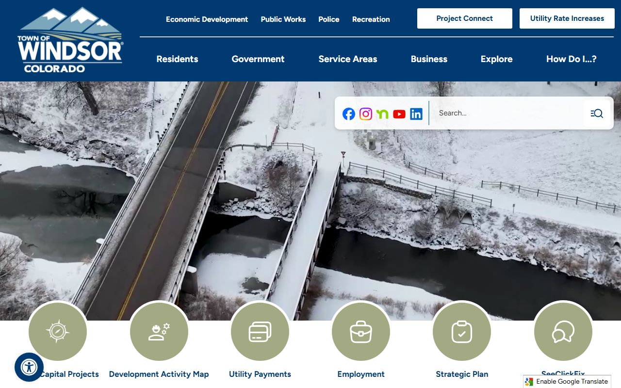 Windsor Police Department facility and vehicles