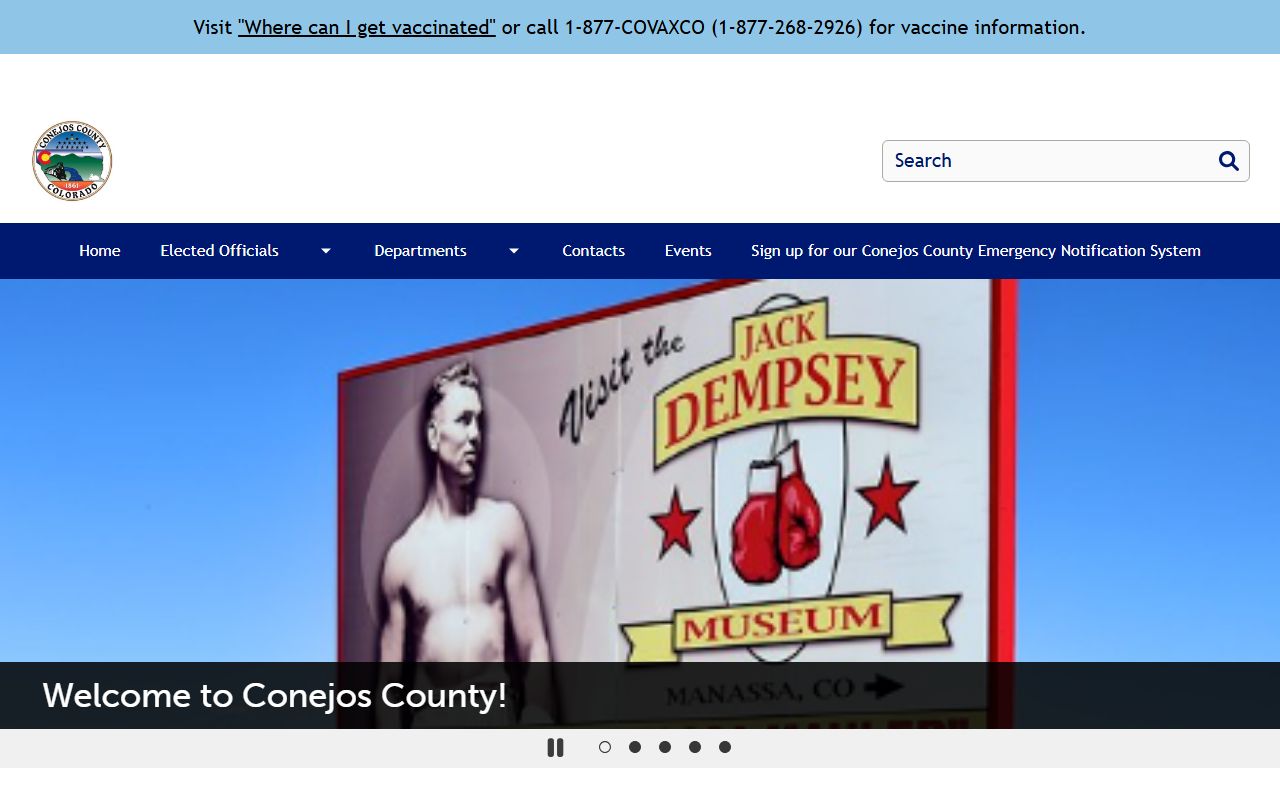 Conejos County Sheriff's Office in southern Colorado