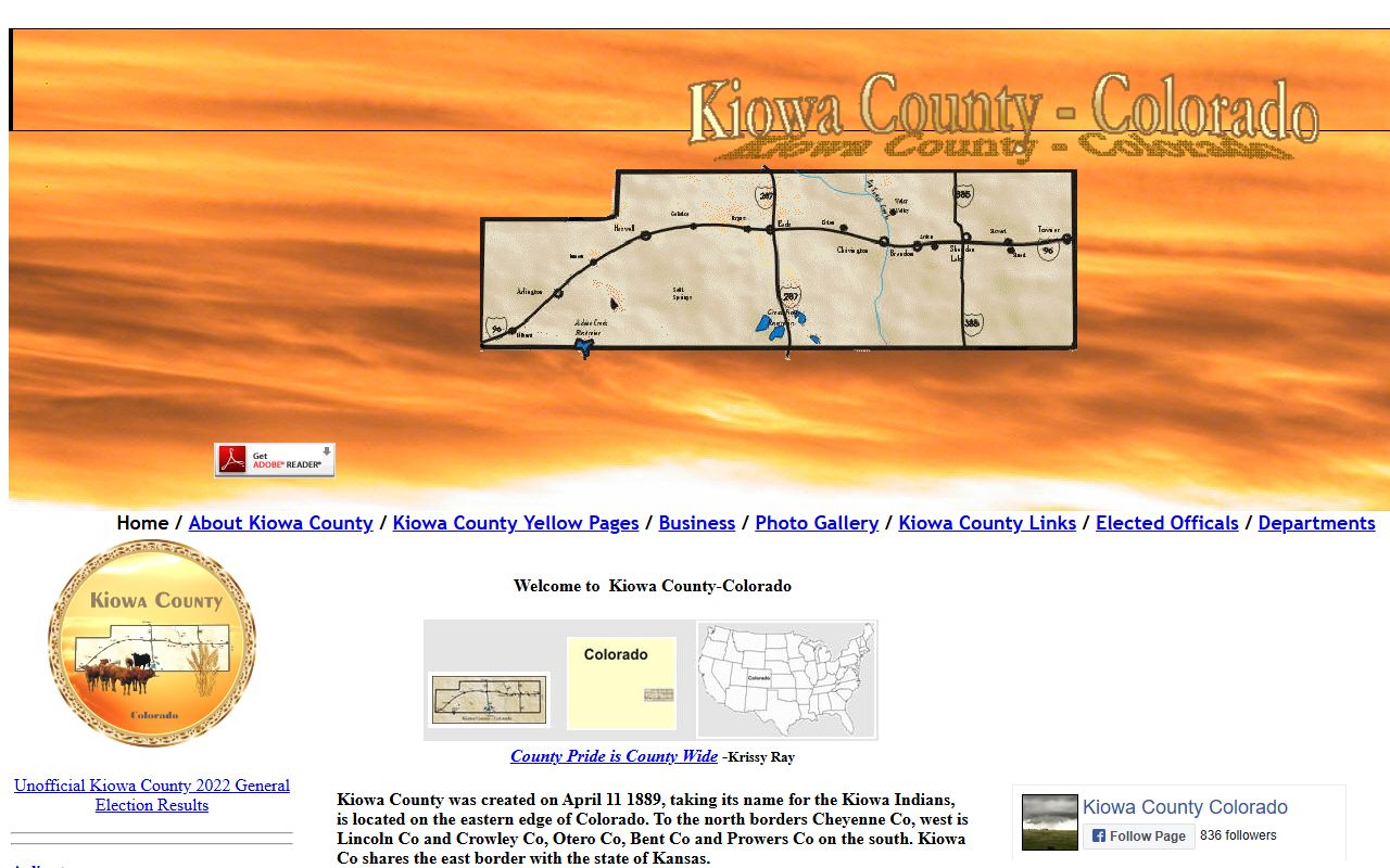 Kiowa County Sheriff's Office website