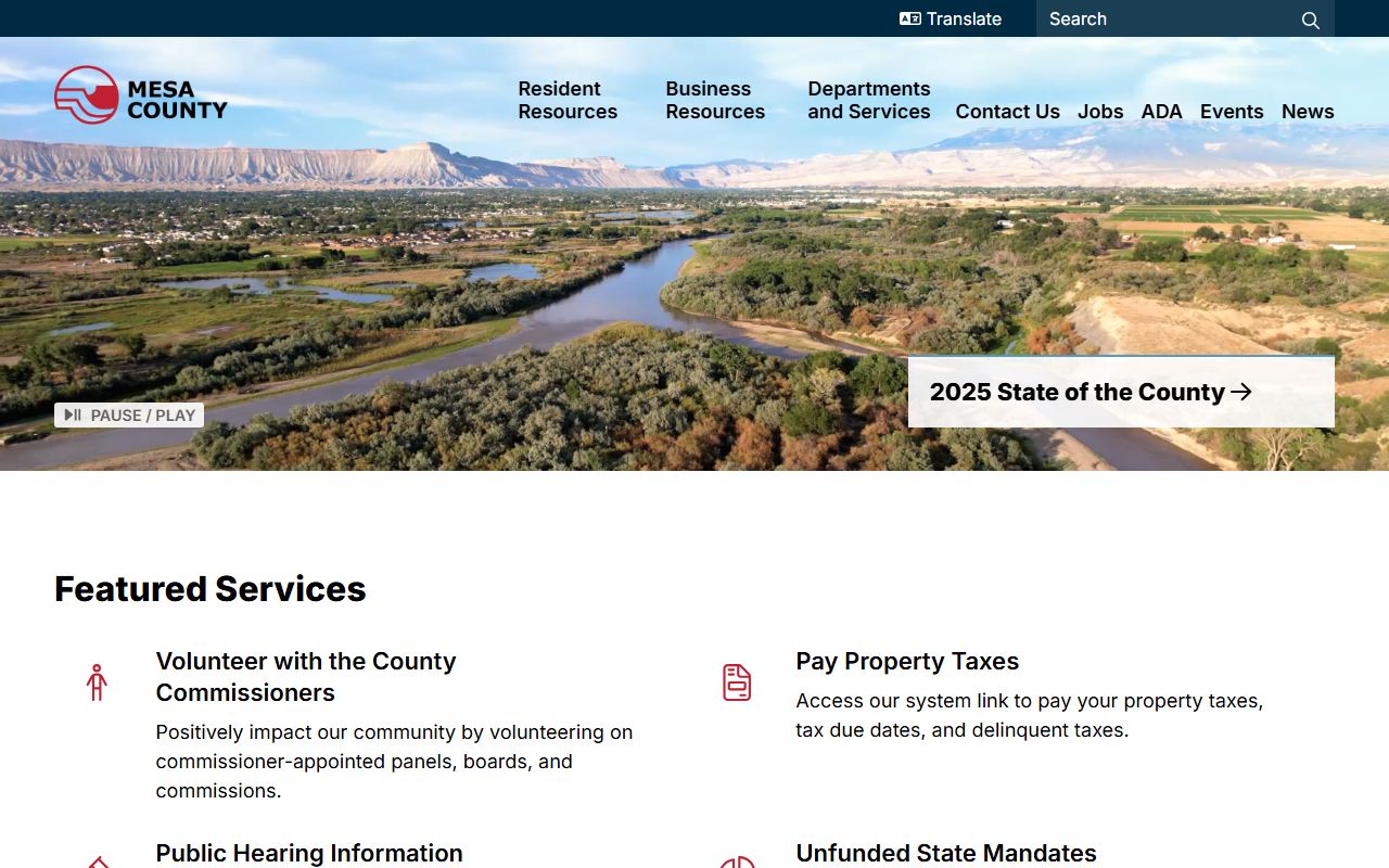 Mesa County Sheriff's Office website